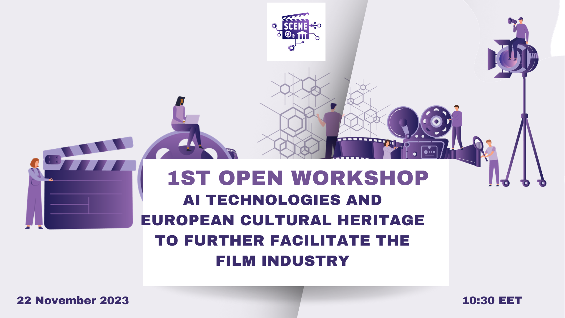  <b>Workshop: AI technologies and European cultural heritage to further facilitate the film industry  </B><span style="COLOR: #0767b3"><br />[Τρίτη, 21 Νοεμβρίου 2023]</span>