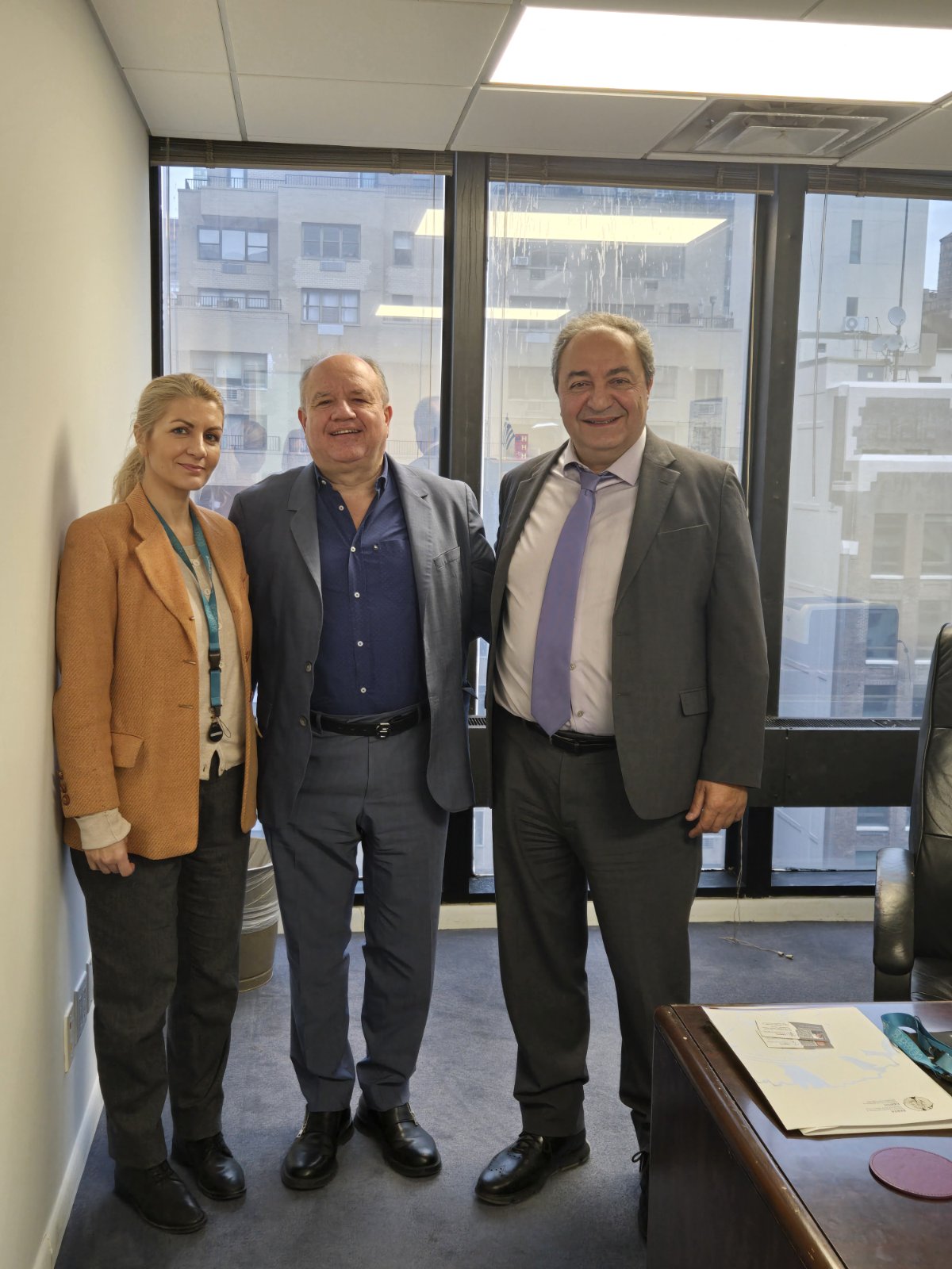 Με τον κ. Νικόλαο Θωμόπουλο και την κα. Ουρανία Τσικνάκη