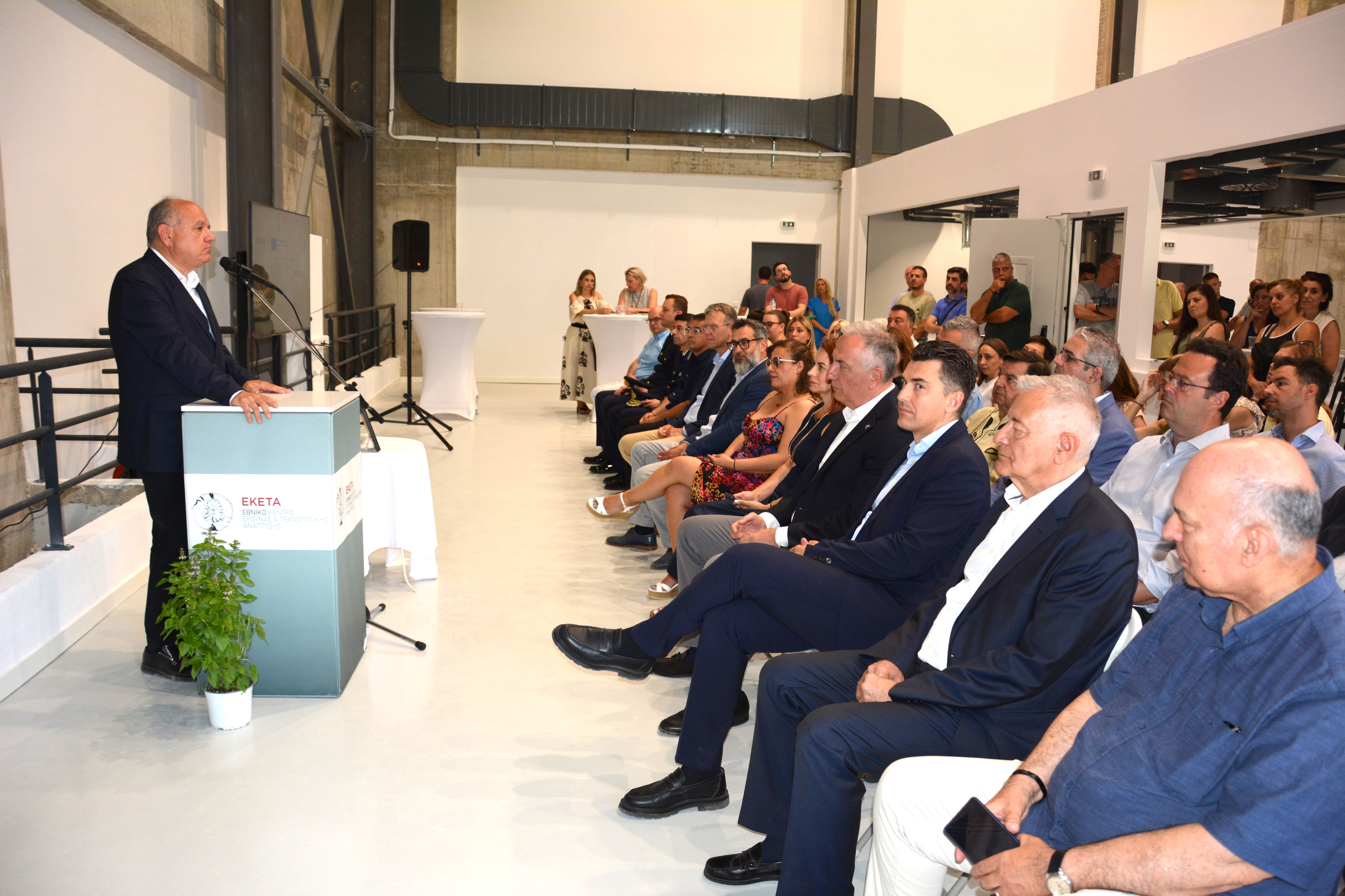 Κατά τον χαΙρετισμό του Προέδρου ΔΣ του ΕΚΕΤΑ Δρ. Μπεκιάρη
