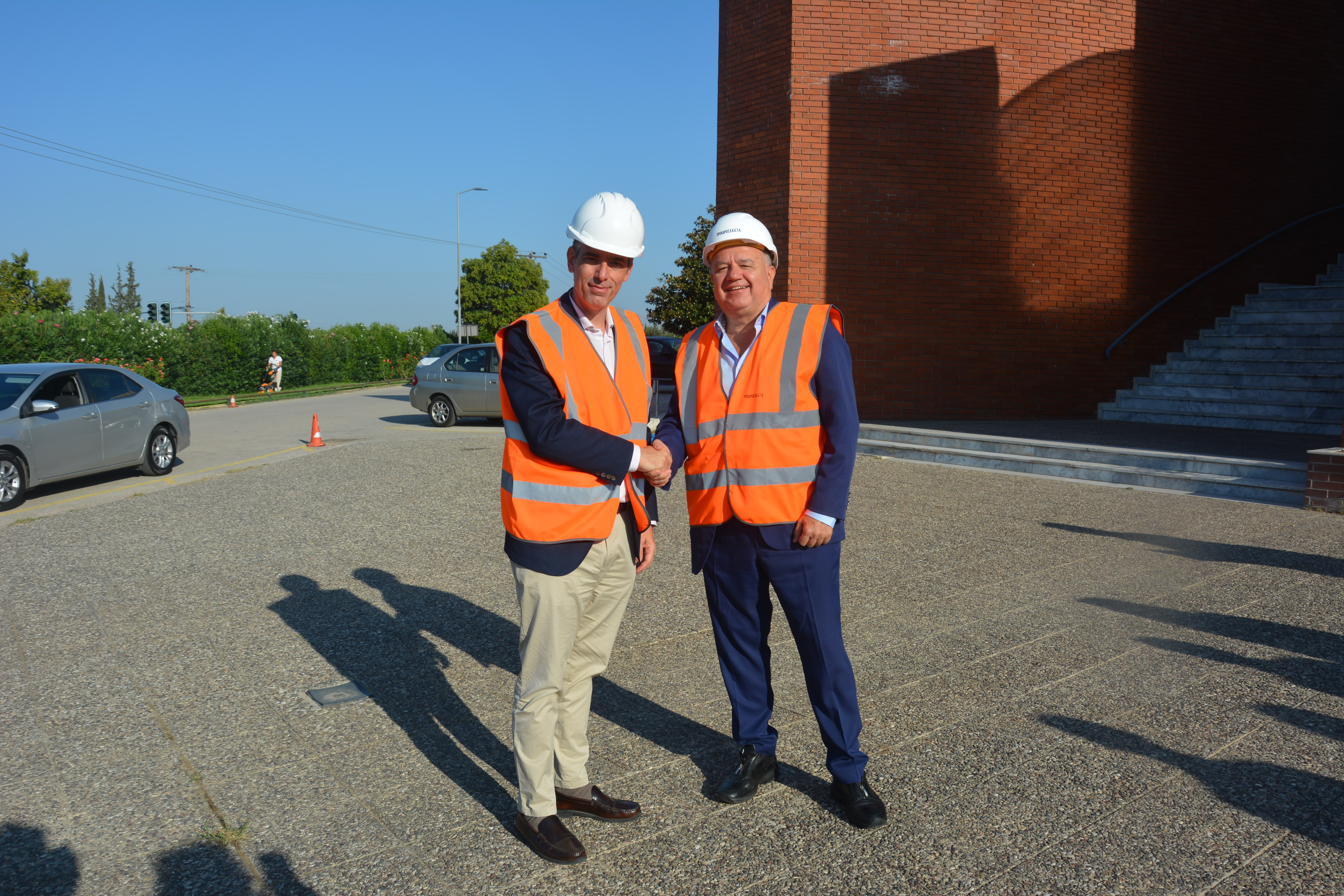 Κατά την αφίξη του Γενικού Γραμματέα Έρευνα και Καιντομίας