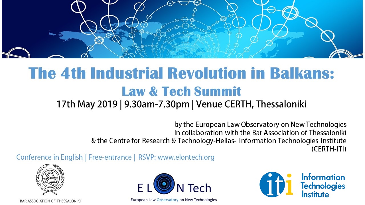 <B>The 4th Industrial Revolution in Balkans: Law & Tech Summit</B> 