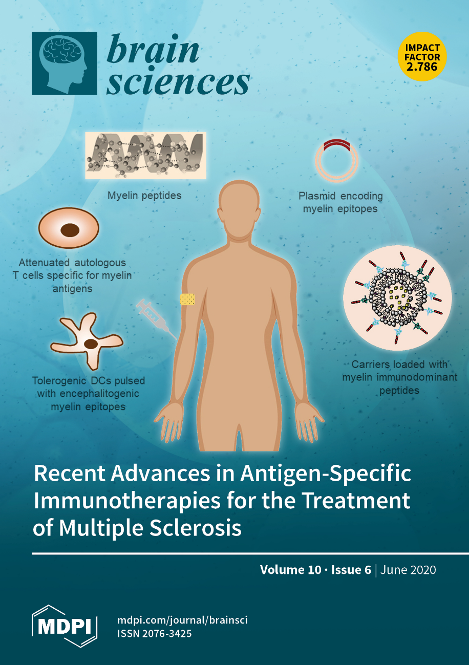 Selection of a CERTH/CPERI paper for the cover of the scientific journal “Brain Sciences” 