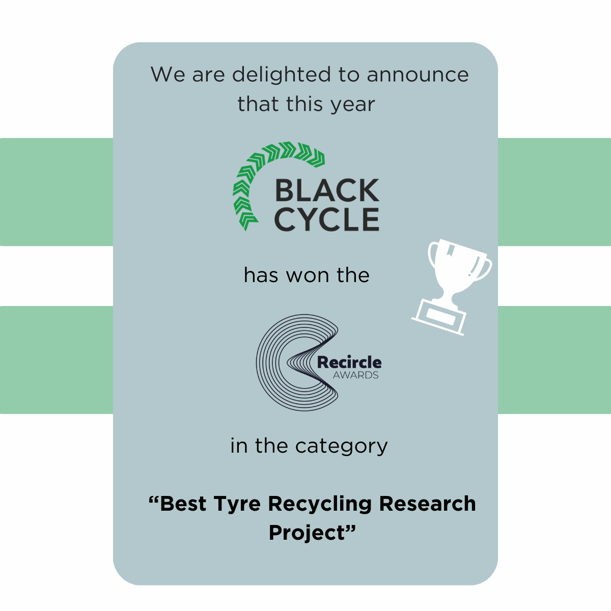 Distinction for the European BlackCycle research project